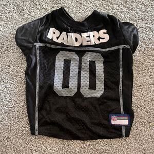 Las Vegas Raiders Jersey Dog Pet First Size Small - Medium Dogs
